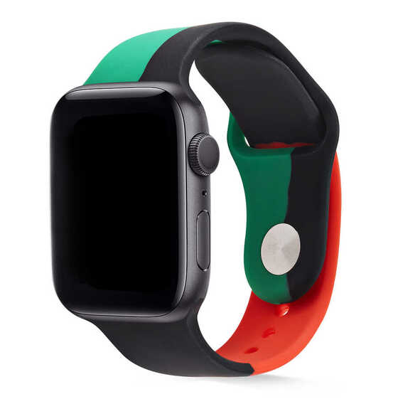 Apple Watch 40mm Silikon Kordon 3 Parça Renk Özel Tasarım