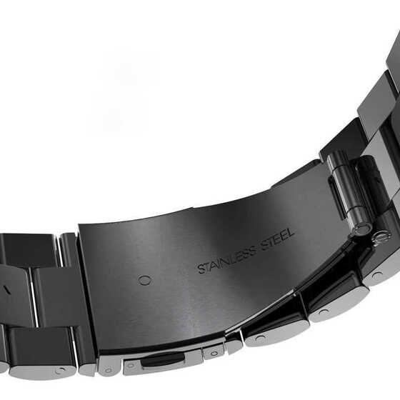 Apple Watch 42mm KRD-04 Metal Katlamalı Yandan Klips Kordon