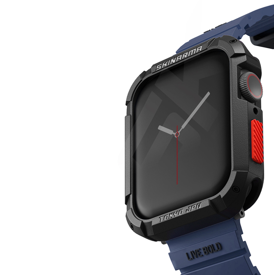 Apple Watch 44mm SkinArma Kurono Buzlu Tasarım Sert PC Kasa Koruyucu