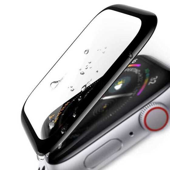 Apple Watch 7 41mm Uyumlu Full Yapışkanlı Cam Ekran Koruyucu