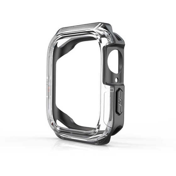 Apple Watch 7 41mm Uyumlu Gard 08 Sert PC + Silikon Kasa Koruyucu