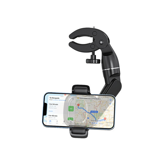 Araç İçi Dikiz Aynası Telefon Tutucu 360 Derece Dönebilen Oynar Başlıklı Wiwu CH039