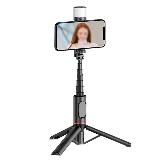 Canlı Yayın Tripod Selfie Çubuğu Wiwu Wi-SE003 Sharp Film Serisi Çok Fonksiyonlu Işıklı Sabitleyici