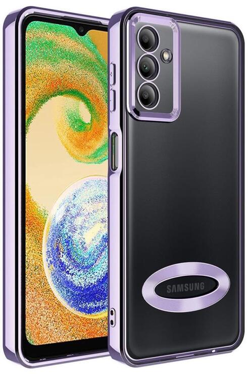 Galaxy A24 Kılıf Köşeleri Renkli Şeffaf Kamera Korumalı Silikon Luxury Kapak