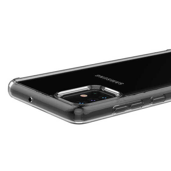 Galaxy A51 Darbe Emici Kamera Korumalı Antişok Şeffaf Kılıf