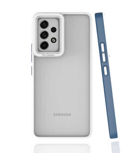 Galaxy A53 5G Kılıf Kılıf Mat Yüzey Ekran ve Kamera Çıkıntılı Lüx Silikon