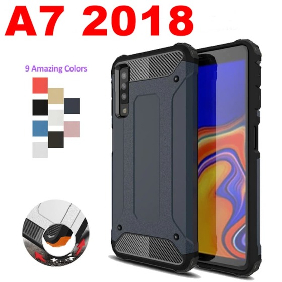 Galaxy A7 2018 Armor Hibrit Kaliteli Zırh Kılıf