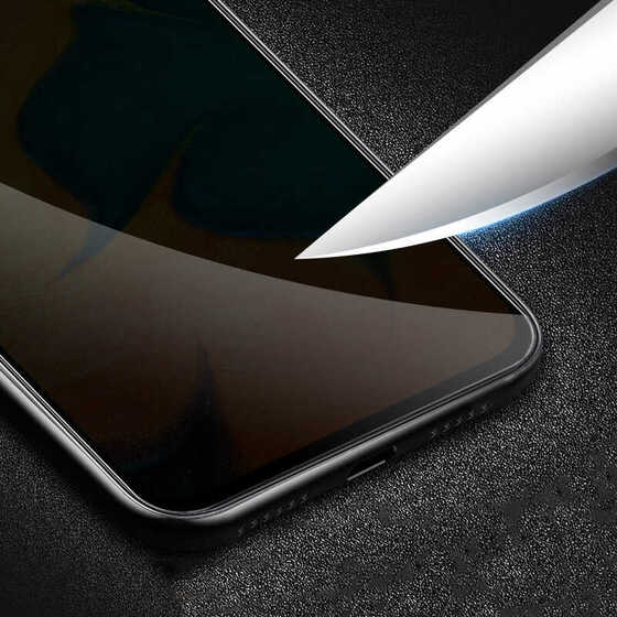 Galaxy M22 New 5D Privacy Hayalet Cam Ekran Koruyucu