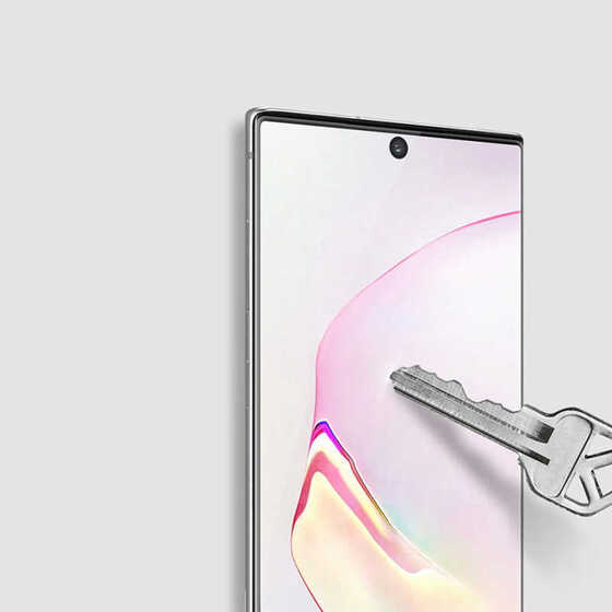 Galaxy Note 10 Eğimli Süper Pet Ekran Koruyucu Jelatin