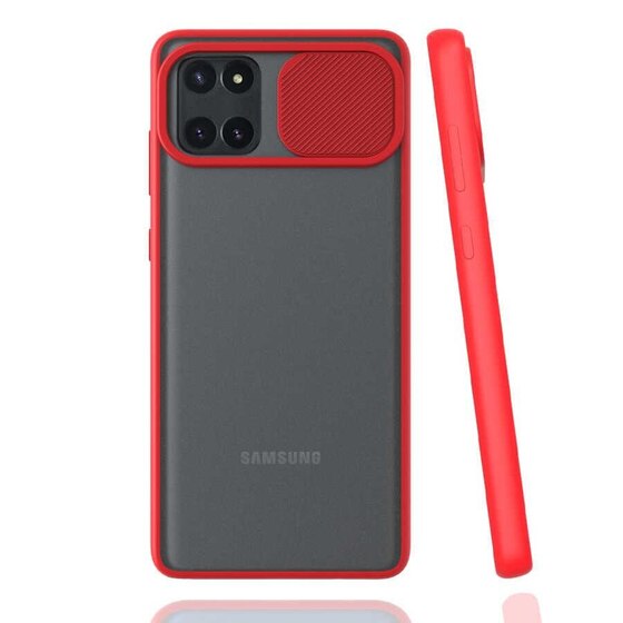 Galaxy Note 10 Lite Kılıf Kamera Korumalı Mat Yüzey Lensi Kapak