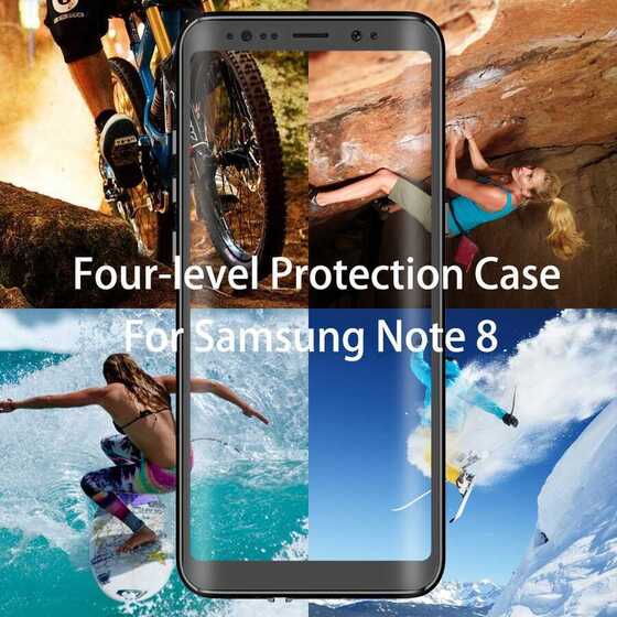 Galaxy Note 8 Kılıf 1-1 Su Geçirmez Kılıf