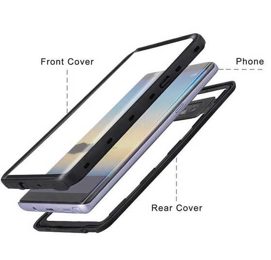 Galaxy Note 9 Kılıf Zore 1-1 Su Geçirmez Kılıf