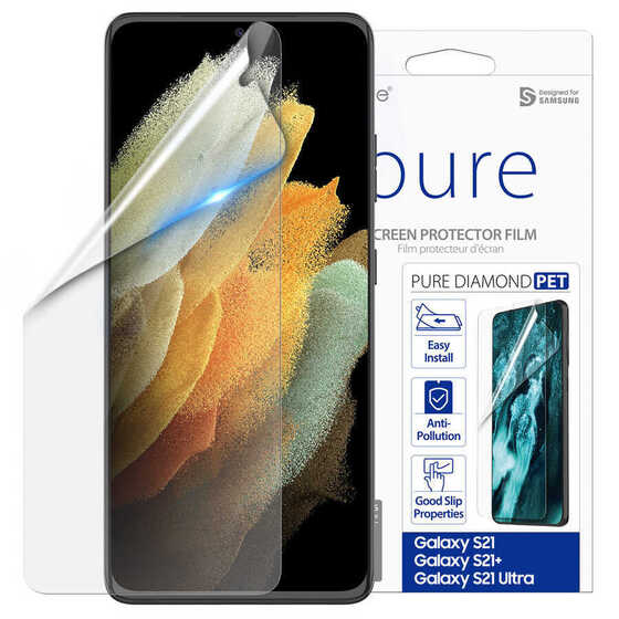 Galaxy S21 Araree Pure Diamond Pet Ekran Koruyucu