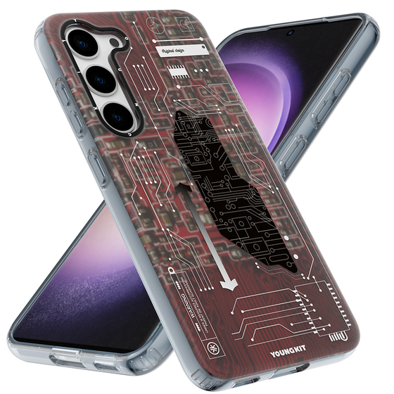 Galaxy S23 Kılıf YoungKit Technology Serisi Kapak