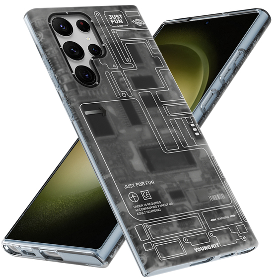 Galaxy S23 Ultra Kılıf YoungKit Technology Serisi Kapak