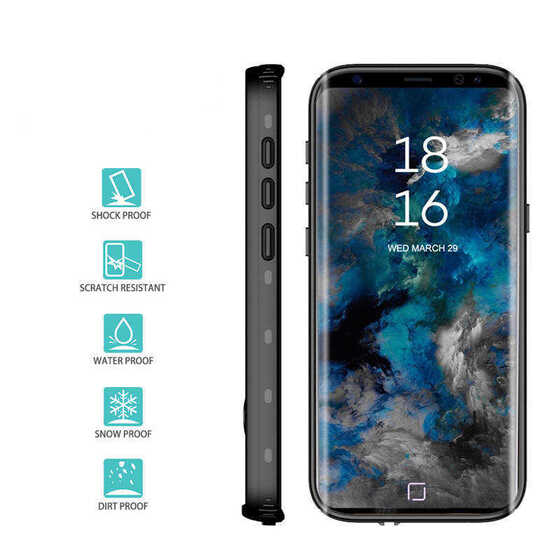 Galaxy S9 Kılıf 1-1 Su Geçirmez Kılıf