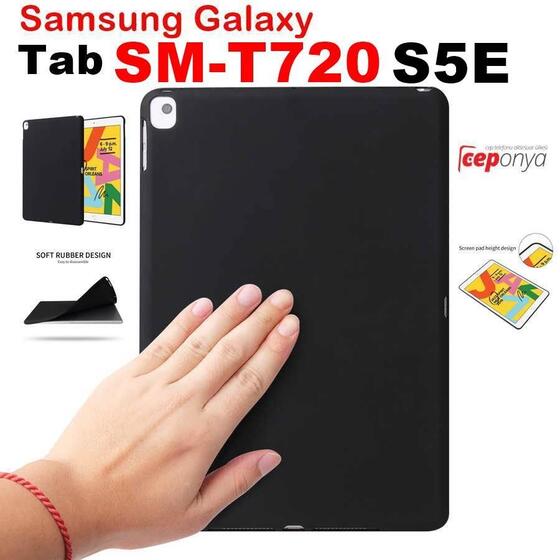 Galaxy T720 Tab S5E Sky Kaliteli Soft Silikon Tablet Kılıf