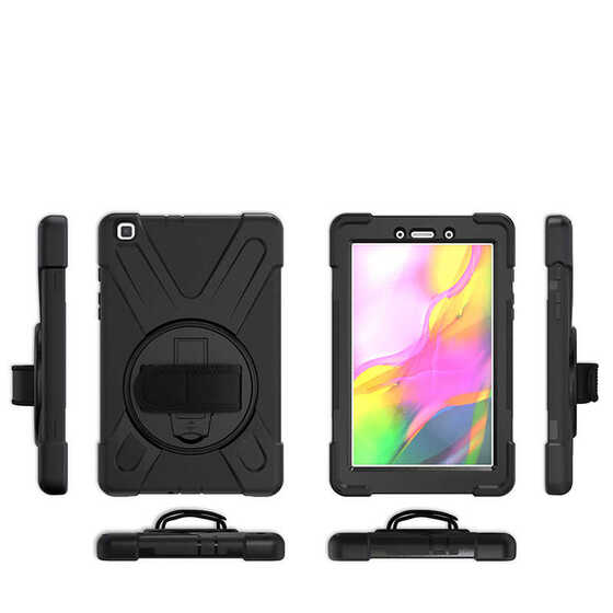 Galaxy Tab A 8.0 (2019) T290 Askılı Stantlı Zırh Tablet Kılıf