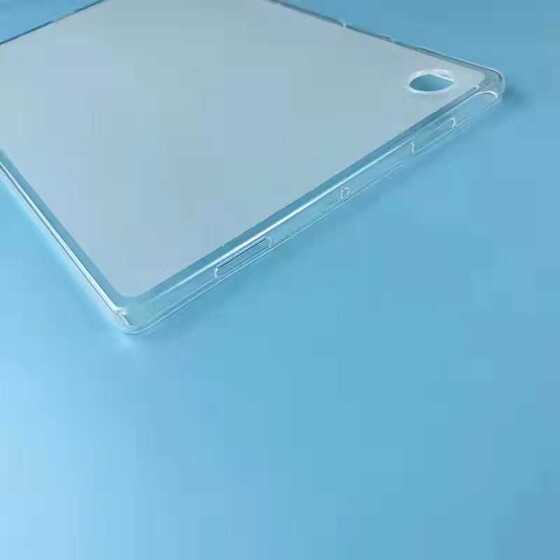 Galaxy Tab A8 10.5 SM-X200 (2021) Kılıf İnce ve Esnek Şeffaf Süper Silikon