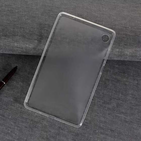 Galaxy Tab A8 10.5 SM-X200 (2021) Kılıf İnce ve Esnek Şeffaf Süper Silikon
