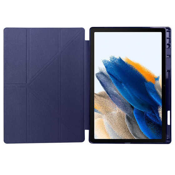 Galaxy Tab A8 10.5 SM-X200 (2021) Kılıf Kalem Bölmeli Standlı Smart Cover