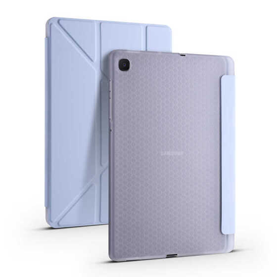 Galaxy Tab S6 Lite P610 Kılıf Kalem Bölmeli Standlı Smart Cover