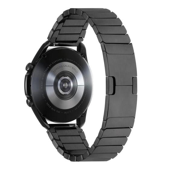 Galaxy Watch 3 45mm Otomatik Klipsli Lüx Metal Kordon