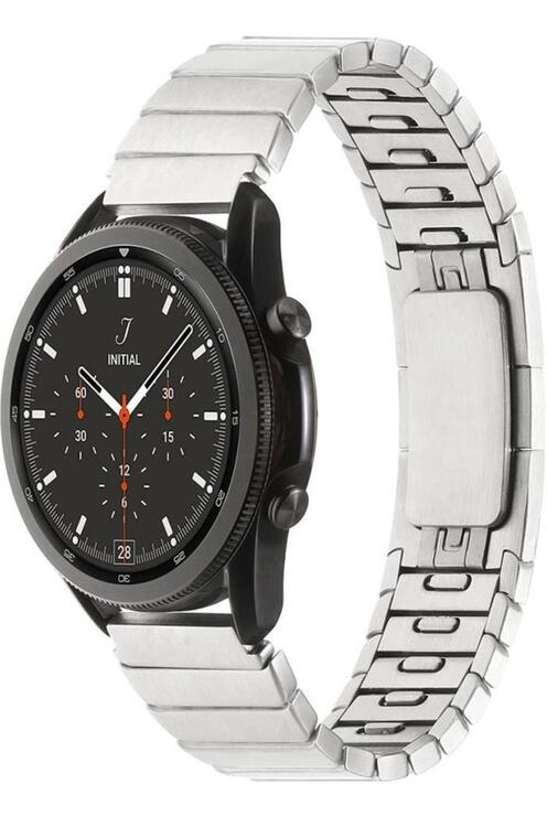 Galaxy Watch 46mm Otomatik Klipsli Lüx Metal Kordon