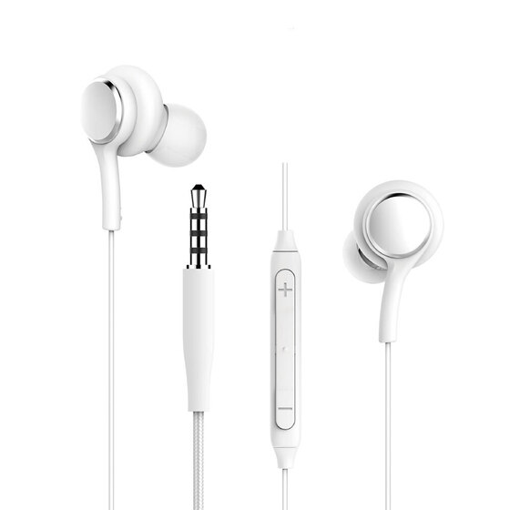Hi-Fi Ses Kaliteli 3.5mm Kulakiçi Kulaklık Wiwu EB310 Beyaz
