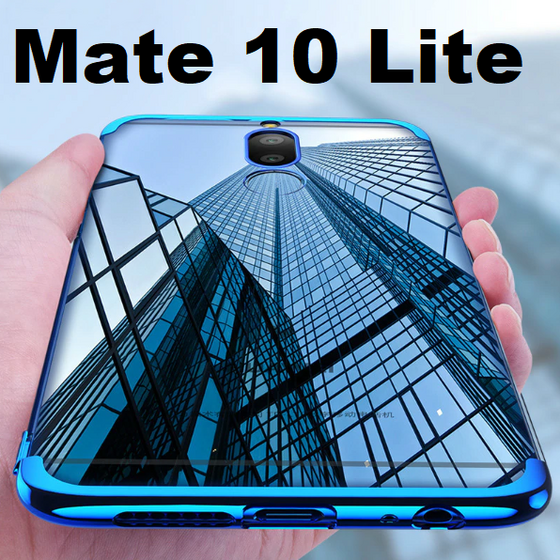 Huawei Mate 10 Lite İnce Köşeleri Renkli Şeffaf Kaliteli Kılıf