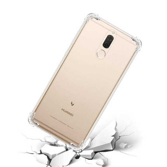 Huawei Mate 10 Lite Köşeleri Airbagli Anti Şok Şeffaf Kılıf