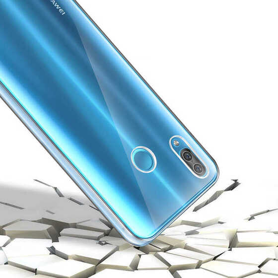 Huawei P Smart 2019 Kılıf 360 Tam Koruma Şeffaf Silikon