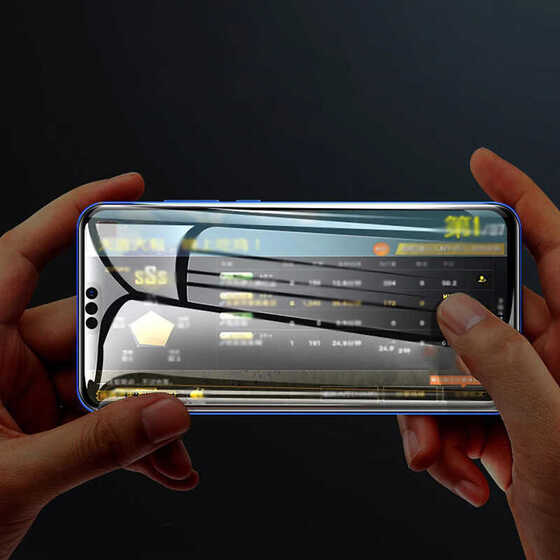 Huawei P20 Lite New 5D Privacy Hayalet Cam Ekran Koruyucu