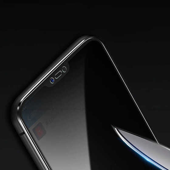 Huawei P20 Lite New 5D Privacy Hayalet Cam Ekran Koruyucu