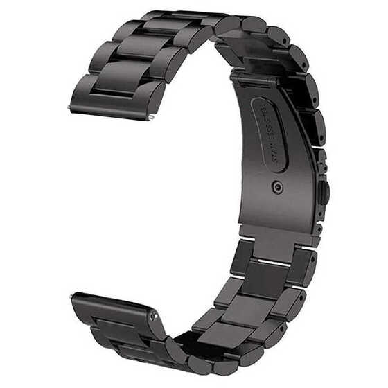 Huawei Watch GT 3 46mm KRD-04 Metal Katlamalı Yandan Klips Kordon