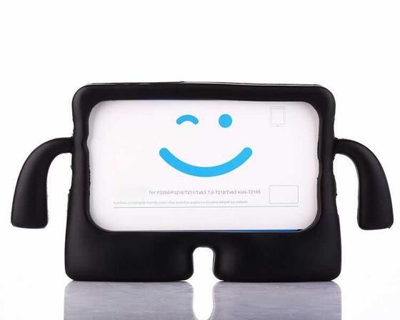 iPad Mini 2-3 Figürlü Silikon Çocuk Tablet Standlı Koruma Kılıf