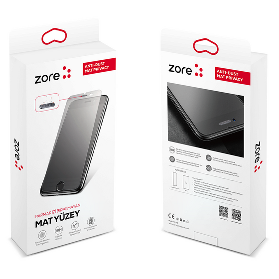 iPhone 11 Pro Anti-Dust Mat Privacy Hayalet Cam Ekran Koruyucu