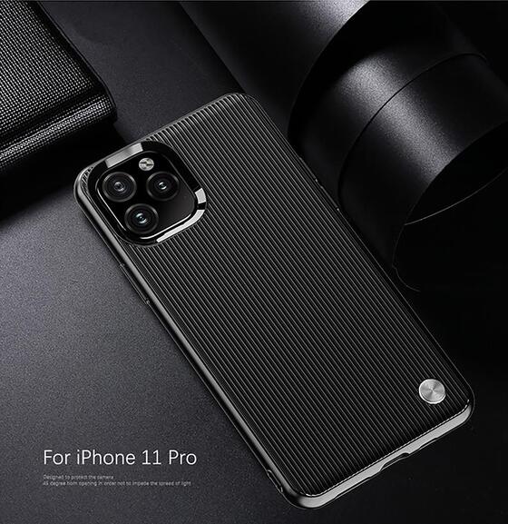 iPhone 11 Pro Çizgili Tasarım Maximum Kamera Korumalı Kılıf
