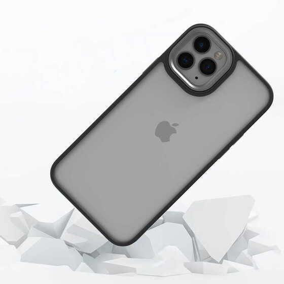 iPhone 11 Pro Kılıf Kamera Korumalı Mat Renkli Silikon