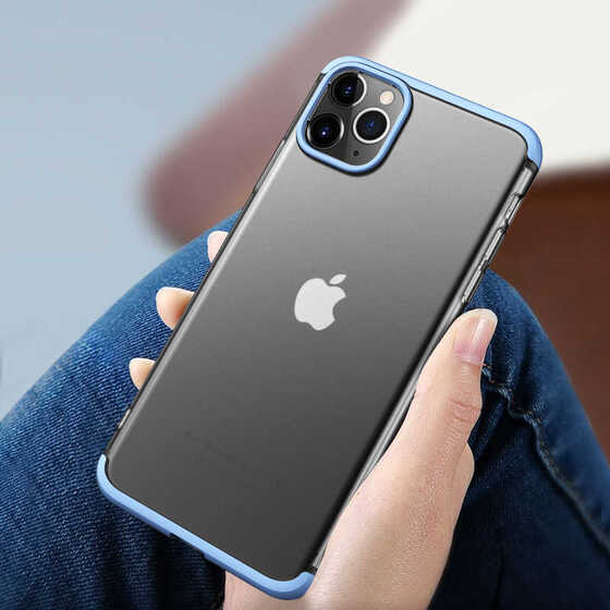 iPhone 11 Pro Max Kamera Korumalı Şeffaf 360 Tam Koruma Kılıf