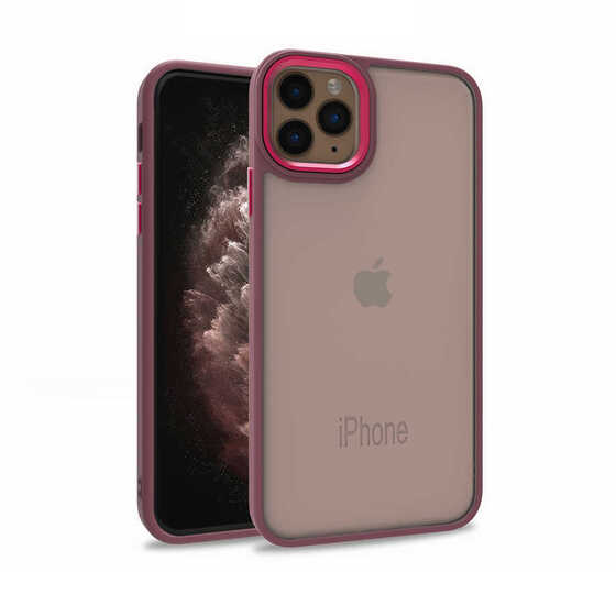 iPhone 11 Pro Max Kılıf Kamera Korumalı Mat Renkli Silikon