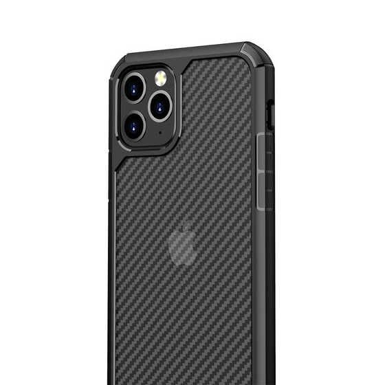 iPhone 11 Pro Max Kılıf Ultra Koruma Fiber Tasarım