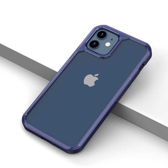 iPhone 12 Mini Kılıf Şeffaf Pürüzsüz Ultra Koruma Tasarım
