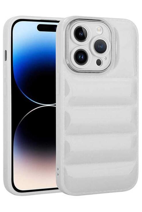 iPhone 12 Pro Kılıf Kamera Korumalı Airbagli Dikişli Silikon