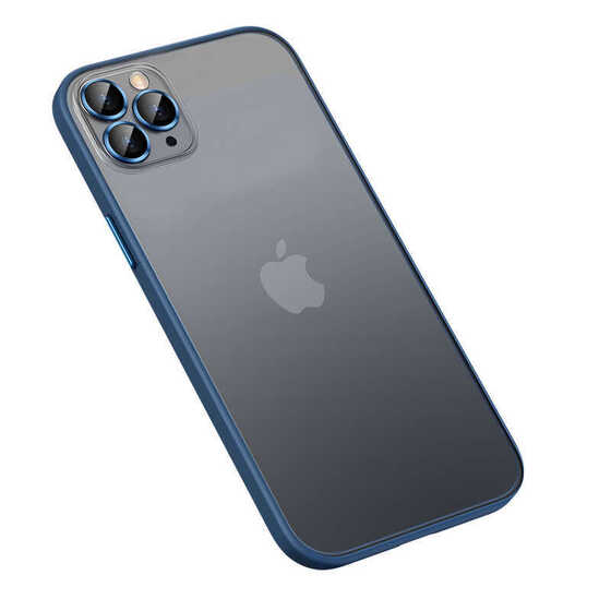 iPhone 12 Pro Kılıf Retro Kamera Lens Korumalı Renkli Lüx Mat Kapak