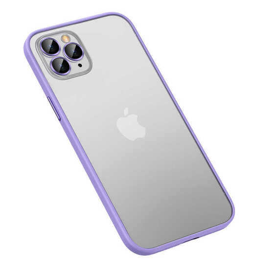 iPhone 12 Pro Kılıf Retro Kamera Lens Korumalı Renkli Lüx Mat Kapak
