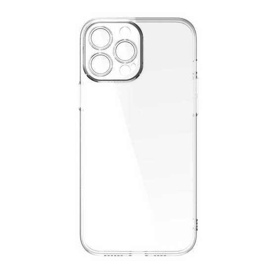 iPhone 12 Pro Max Kılıf Kamera Korumalı Lüx Şeffaf Silikon