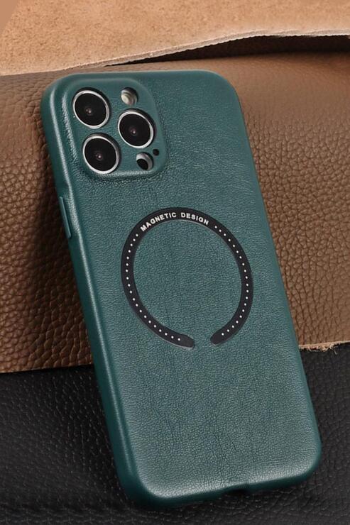 iPhone 12 Pro Max Renkli Şeffaf Kamera Korumalı Magsafe Kılıf