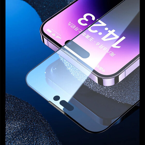 iPhone 12 Pro Max Uyumlu Mat Ekran Koruyucu 9H Temperli Parmak İzi Tutmayan Wiwu iVista Matte