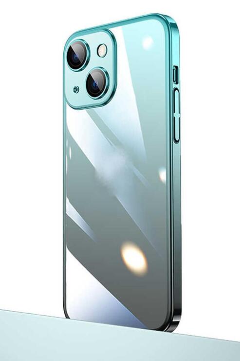 iPhone 13 Kılıf Parlak Renk Geçişli Kamera Korumalı Senkron Kapak